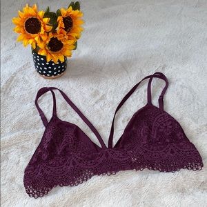 VS unlined lace bralette